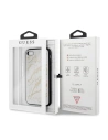 Kup Etui Guess GUHCI8MGGWH Apple iPhone SE 2022/SE 2020/8/7 bílý/white hard case Glitter Marble Glass - GUE504WHT - {ean13} - Sklep Home Screen