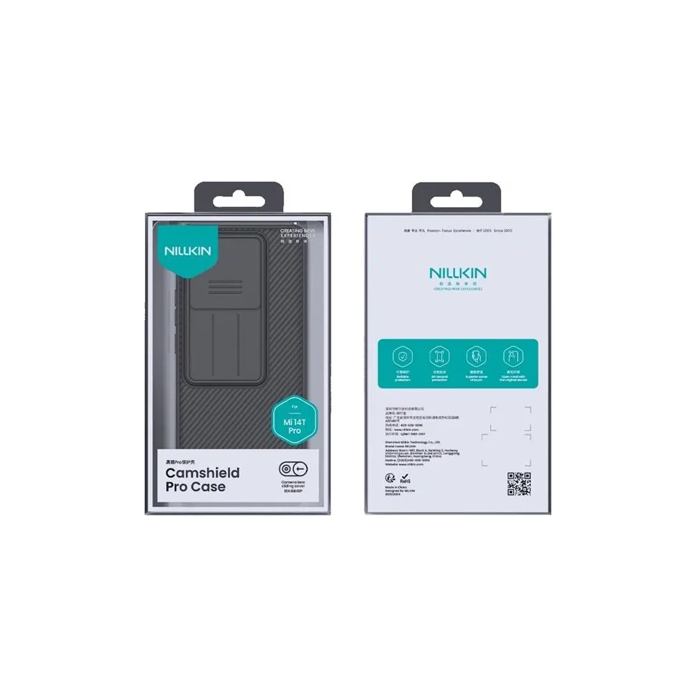 Etui Nillkin Camshield Pro Xiaomi 14T Pro Black / Czarny