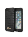Etui Guess GUHCI8PCUMLCRBK Apple iPhone SE 2022/SE 2020/8/7 negru/black Croco Collection