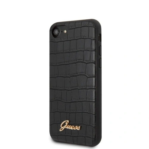 Kup Case Guess GUHCI8PCUMLCRBK Apple iPhone SE 2022/SE 2020/8/7 schwarz/black Croco Collection - GUE505BLK - {ean13} - Sklep Home Screen