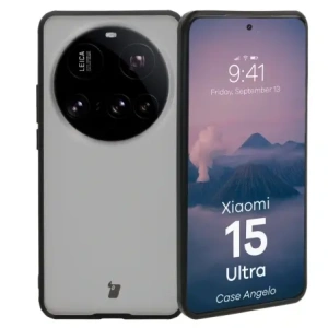 Kup Etui Bizon Case Angelo do Xiaomi 15 Ultra przydymione z czarną ramką - BIZ8794 - {ean13} - Sklep Home Screen