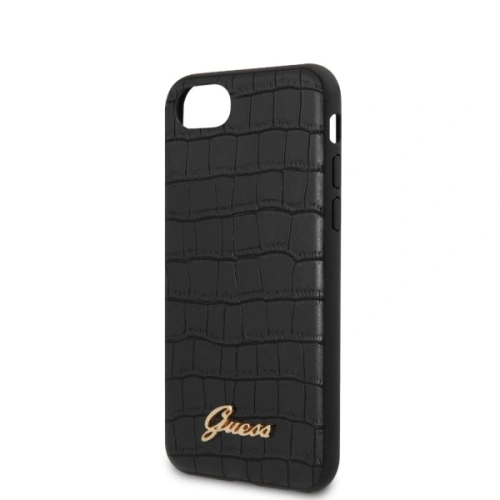 Kup Case Guess GUHCI8PCUMLCRBK Apple iPhone SE 2022/SE 2020/8/7 schwarz/black Croco Collection - GUE505BLK - {ean13} - Sklep Home Screen