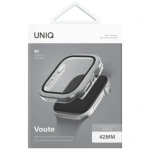 Kup Etui UNIQ Voute do Apple Watch Series 10 42mm z szybką srebrny - UNIQ1504 - {ean13} - Sklep Home Screen