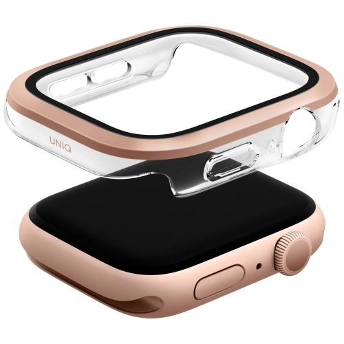 Kup Etui UNIQ Voute do Apple Watch Series 10 46mm z szybką różowo-złoty - UNIQ1505 - {ean13} - Sklep Home Screen