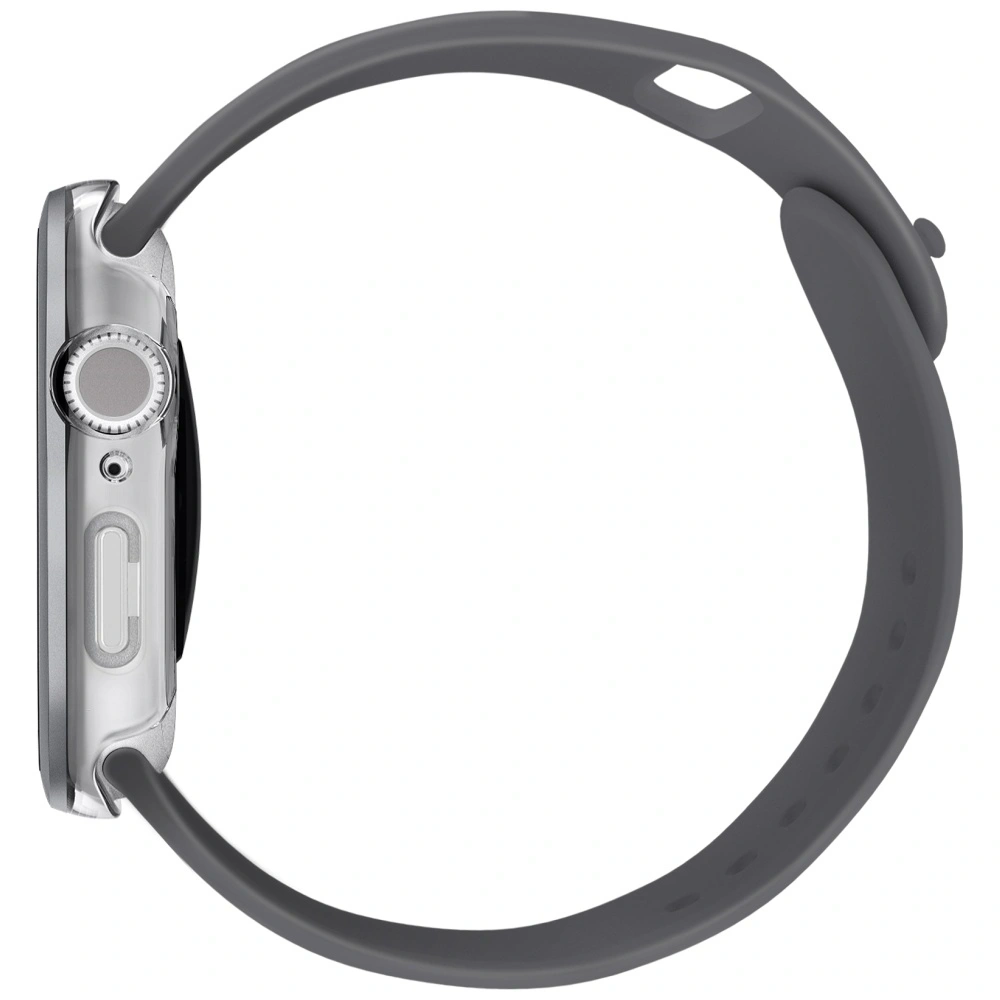 Etui UNIQ Voute do Apple Watch Series 10 46mm z szybką srebrny