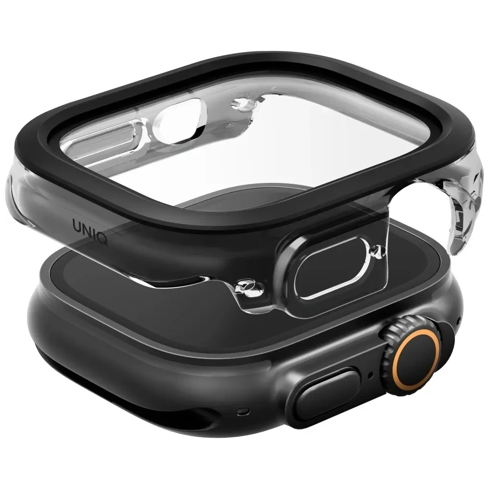 Etui UNIQ Voute do Apple Watch Ultra 49mm z szybką czarny