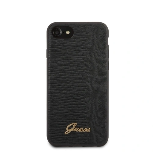 Kup Case Guess GUHCI8PCUMLLIBK Apple iPhone SE 2022/SE 2020/8/7 schwarz Lizard Collection - GUE506BLK - {ean13} - Sklep Home Screen