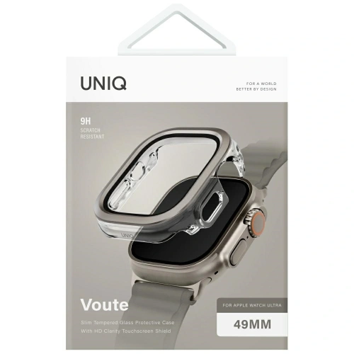 Kup Etui UNIQ Voute do Apple Watch Ultra 49mm z szybką srebrny - UNIQ1508 - {ean13} - Sklep Home Screen