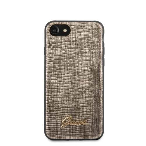 Kup Etui Guess GUHCI8PCUMLLIGO Apple iPhone SE 2022/SE 2020/8/7 zlatý/gold Lizard Collection - GUE507GLD - {ean13} - Sklep Home Screen