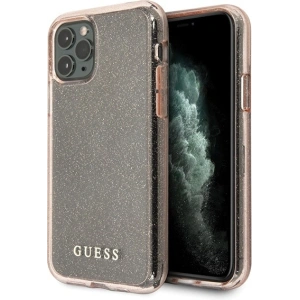 Kup Etui Guess GUHCN58PCGLPI Apple iPhone 11 Pro różowy/pink hard case Glitter - GUE508PNK - {ean13} - Sklep Home Screen