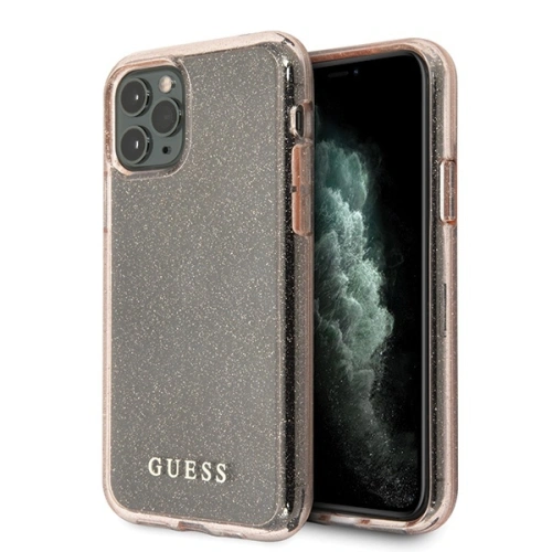 Kup Etui Guess GUHCN58PCGLPI Apple iPhone 11 Pro różowy/pink hard case Glitter - GUE508PNK - {ean13} - Sklep Home Screen