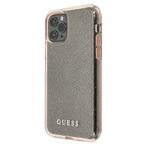 Kup Etui Guess GUHCN58PCGLPI Apple iPhone 11 Pro różowy/pink hard case Glitter - GUE508PNK - {ean13} - Sklep Home Screen