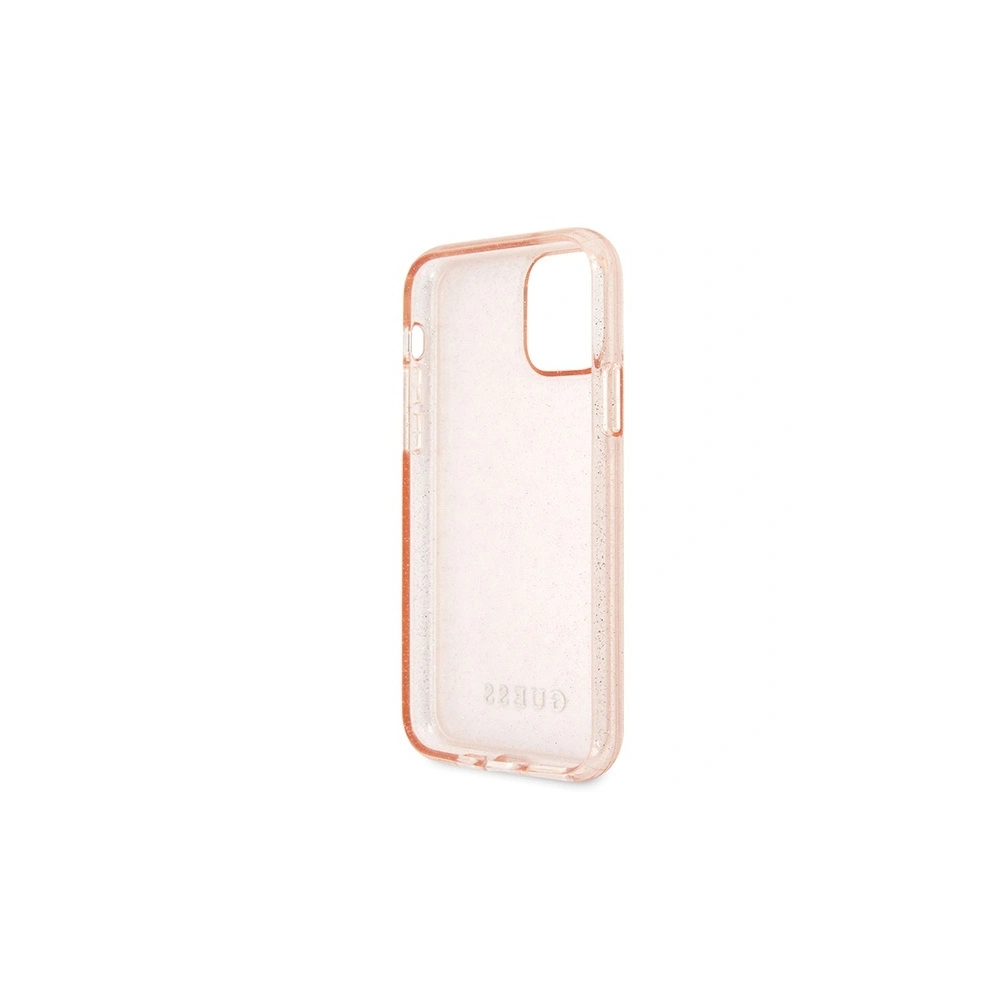 Etui Guess GUHCN58PCGLPI Apple iPhone 11 Pro różowy/pink hard case Glitter