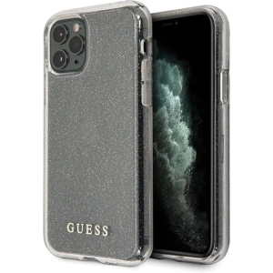 Kup Etui Guess GUHCN58PCGLSI Apple iPhone 11 Pro srebrny/silver hard case Glitter - GUE509SLV - {ean13} - Sklep Home Screen