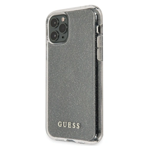 Kup Etui Guess GUHCN58PCGLSI Apple iPhone 11 Pro srebrny/silver hard case Glitter - GUE509SLV - {ean13} - Sklep Home Screen