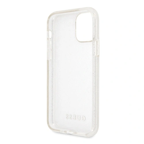 Kup Etui Guess GUHCN58PCGLSI Apple iPhone 11 Pro srebrny/silver hard case Glitter - GUE509SLV - {ean13} - Sklep Home Screen