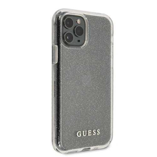 Kup Etui Guess GUHCN58PCGLSI Apple iPhone 11 Pro srebrny/silver hard case Glitter - GUE509SLV - {ean13} - Sklep Home Screen