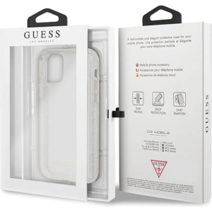 Kup Etui Guess GUHCN58PCGLSI Apple iPhone 11 Pro srebrny/silver hard case Glitter - GUE509SLV - {ean13} - Sklep Home Screen