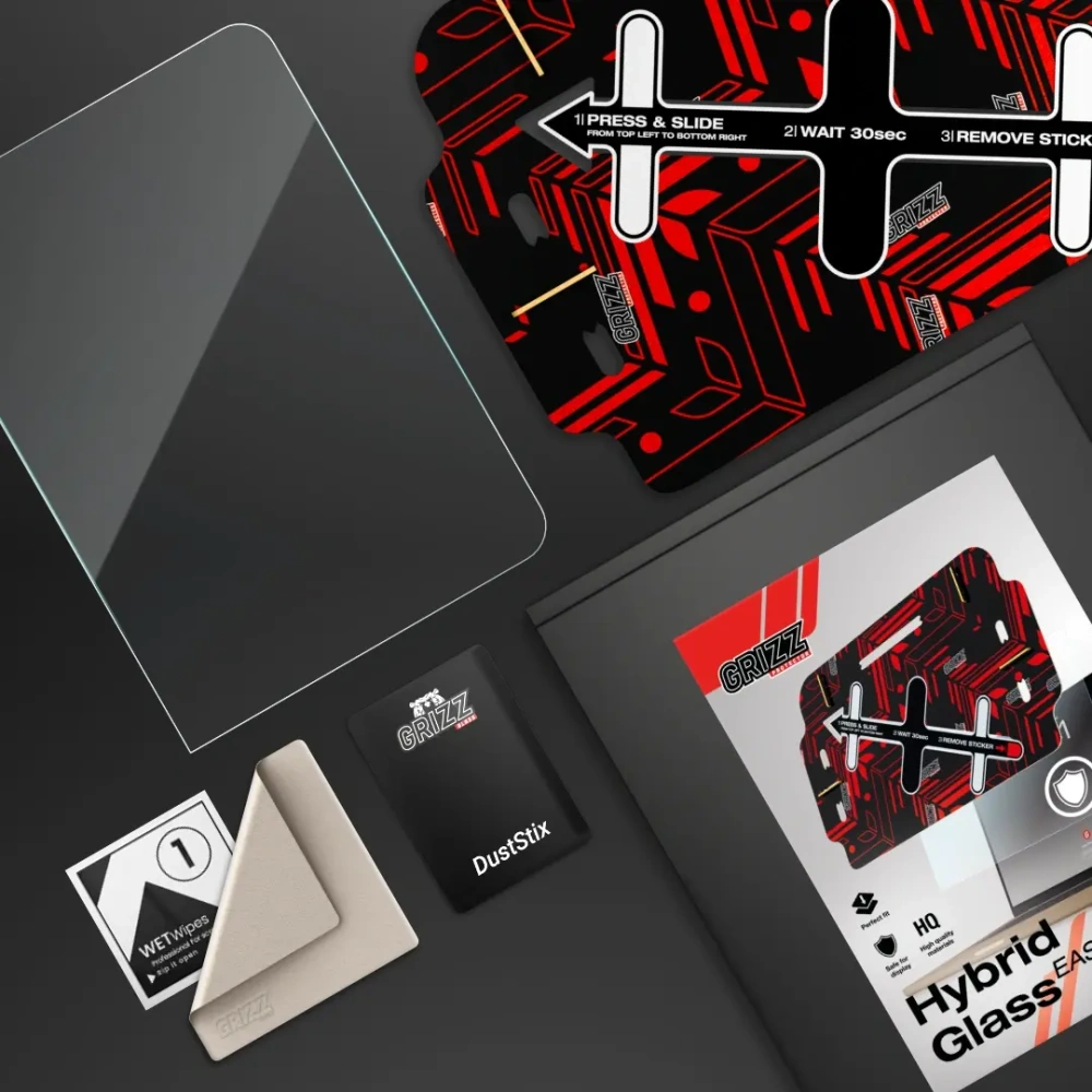 Szkło hybrydowe GrizzGlass HybridGlass Easy do Apple MacBook Pro 14" 2021-2025 (M1/M2/M3/M4/M5)