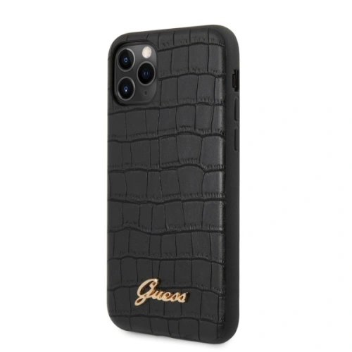 Kup Etui Guess GUHCN58PCUMLCRBK Apple iPhone 11 Pro czarny/black Croco Collection - GUE510BLK - {ean13} - Sklep Home Screen