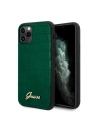 Etui Guess GUHCN58PCUMLCRDG Apple iPhone 11 Pro zielony/dark green Croco Collection