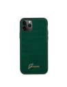 Kup Etui Guess GUHCN58PCUMLCRDG Apple iPhone 11 Pro zielony/dark green Croco Collection - GUE511GRN - {ean13} - Sklep Home Screen