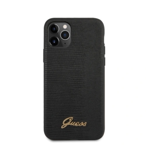 Kup Etui Guess GUHCN58PCUMLLIBK Apple iPhone 11 Pro fekete/Lizard Collection - GUE512BLK - {ean13} - Sklep Home Screen