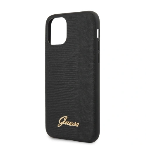 Kup Etui Guess GUHCN58PCUMLLIBK Apple iPhone 11 Pro fekete/Lizard Collection - GUE512BLK - {ean13} - Sklep Home Screen