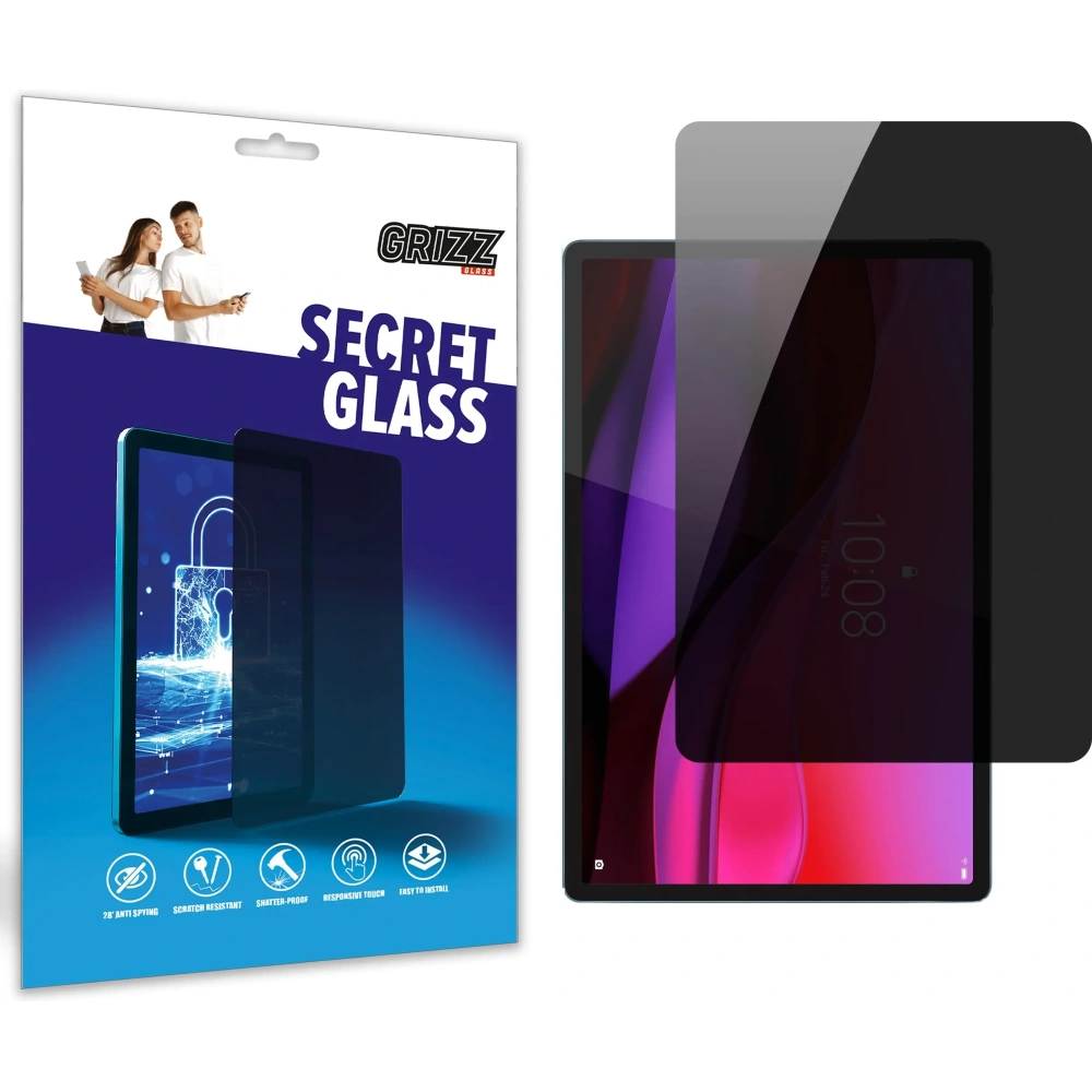 Matowe szkło prywatyzujące GrizzGlass SecretGlass do Lenovo Yoga Tab Plus 12,7"