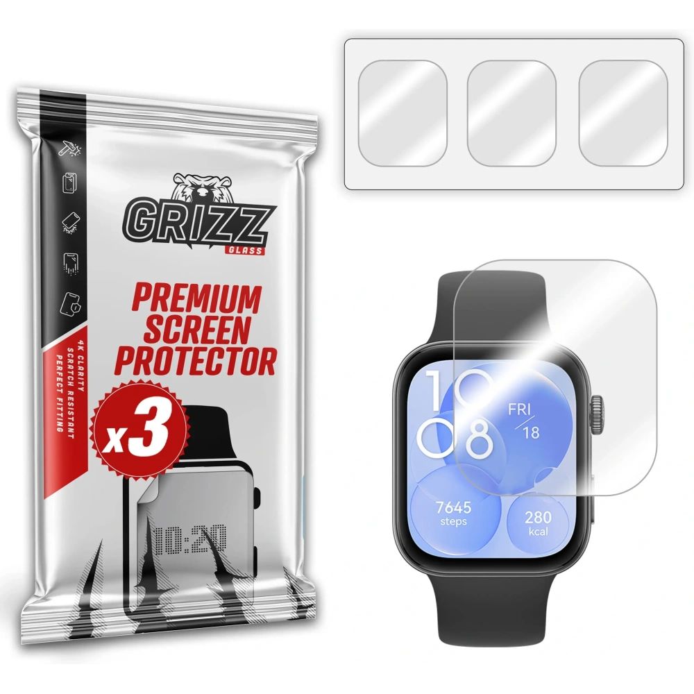 Folia hydrożelowa GrizzGlass Hydrofilm do Huawei Watch Fit 3