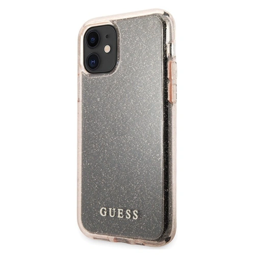 Kup Etui Guess GUHCN61PCGLPI Apple iPhone 11 różowy/pink hard case Glitter - GUE513PNK - {ean13} - Sklep Home Screen