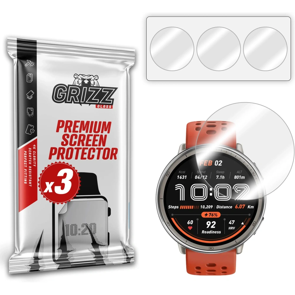 Folia hydrożelowa GrizzGlass Hydrofilm do Amazfit Active 2