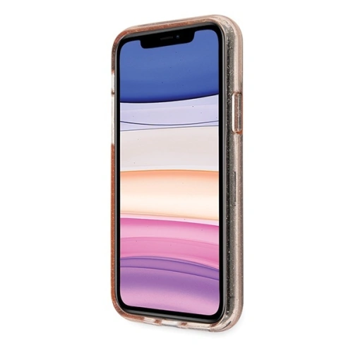 Kup Etui Guess GUHCN61PCGLPI Apple iPhone 11 różowy/pink hard case Glitter - GUE513PNK - {ean13} - Sklep Home Screen