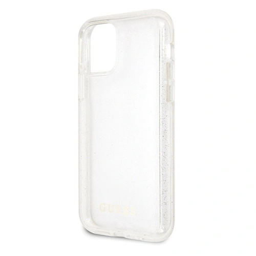 Kup Etui Guess GUHCN61PCGLSI Apple iPhone 11 srebrny/silver hard case Glitter - GUE514SLV - {ean13} - Sklep Home Screen