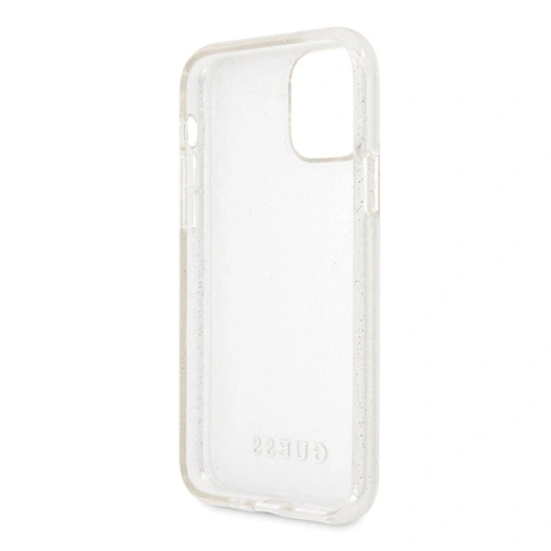 Kup Case Guess GUHCN61PCGLSI Apple iPhone 11 silber/hard case Glitter - GUE514SLV - {ean13} - Sklep Home Screen