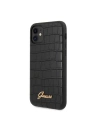 Kup Case Guess GUHCN61PCUMLCRBK Apple iPhone 11 schwarz/black Croco Collection - GUE515BLK - {ean13} - Sklep Home Screen