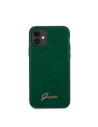 Kup Etui Guess GUHCN61PCUMLCRDG Apple iPhone 11 zielony/dark green Croco Collection - GUE516GRN - {ean13} - Sklep Home Screen