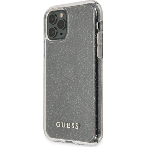 Buy Guess GUHCN65PCGLSI Apple iPhone 11 Pro Max silver hard case Glitter - GUE519SLV - {ean13} - Home Screen Store Europe