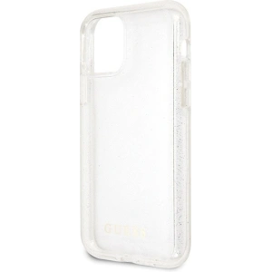 Buy Guess GUHCN65PCGLSI Apple iPhone 11 Pro Max silver hard case Glitter - GUE519SLV - {ean13} - Home Screen Store Europe