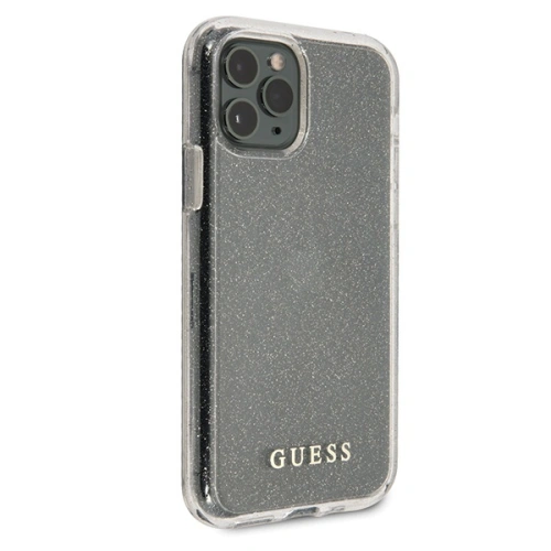 Kup Case Guess GUHCN65PCGLSI Apple iPhone 11 Pro Max silber/hard case Glitter - GUE519SLV - {ean13} - Sklep Home Screen