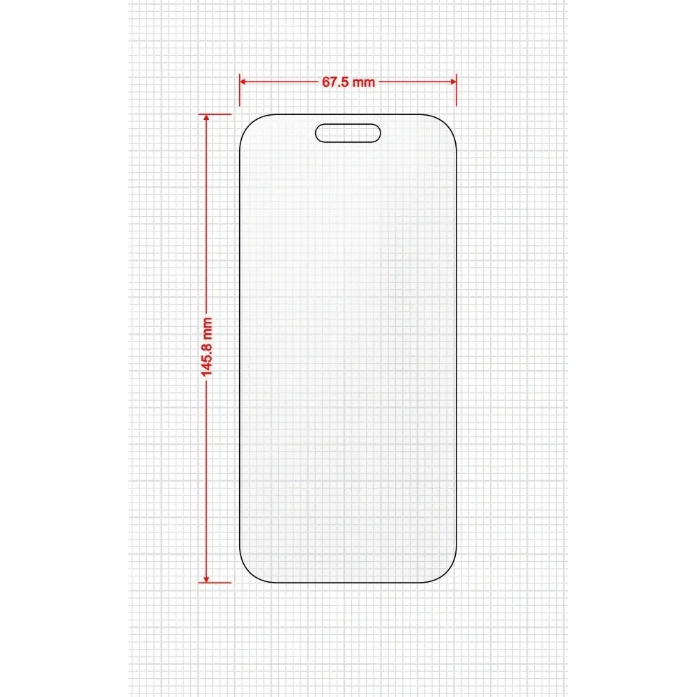 Folia matowa GrizzGlass MatteScreen Easy do Apple iPhone 16 Pro [2 PACK]