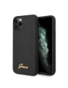 Guess GUHCN65PCUMLLIBK Apple iPhone 11 Pro Max black Lizard Collection