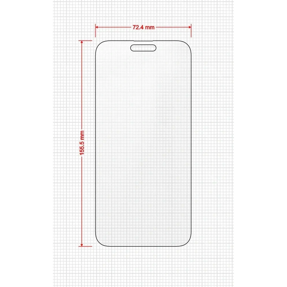 Folia matowa GrizzGlass MatteScreen Easy do Apple iPhone 15 Pro Max [2 PACK]