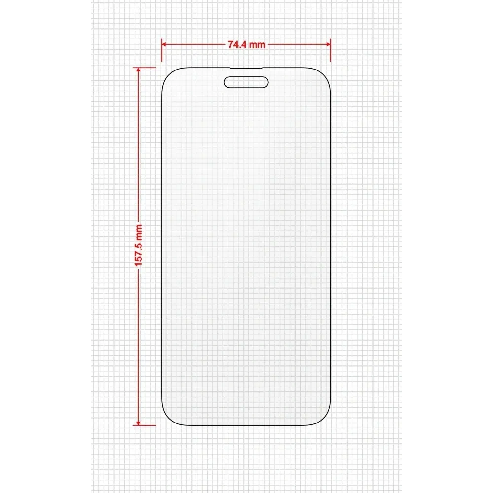 Folia matowa GrizzGlass MatteScreen Easy do Apple iPhone 15 Plus [2 PACK]