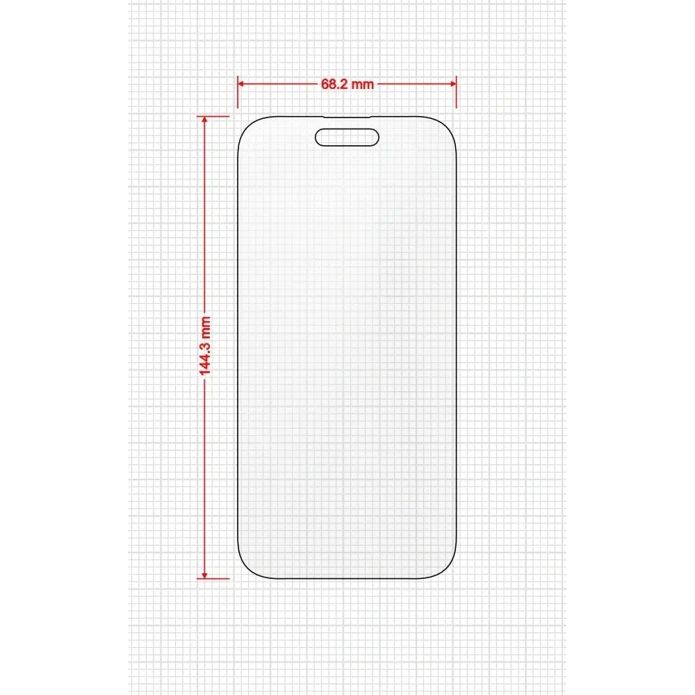 Folia matowa GrizzGlass MatteScreen Easy do Apple iPhone 15 [2 PACK]