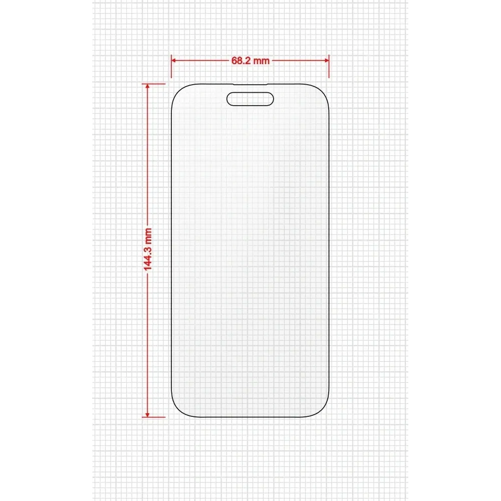 Folia matowa GrizzGlass MatteScreen Easy do Apple iPhone 14 Pro [2 PACK]