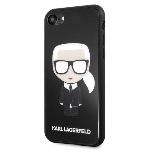 Kup Case Karl Lagerfeld KLHCI8DLFKBK Apple iPhone SE 2022/SE 2020/8/7 schwarz/black Hartschale Iconic Karl Glitter - KLD280BLK - {ean13} - Sklep Home Screen