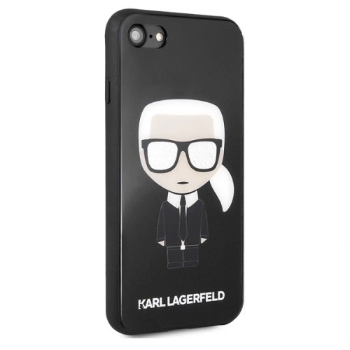 Kup Etui Karl Lagerfeld KLHCI8DLFKBK Apple iPhone SE 2022/SE 2020/8/7 negru/black hard case Iconic Karl Glitter - KLD280BLK - {ean13} - Sklep Home Screen
