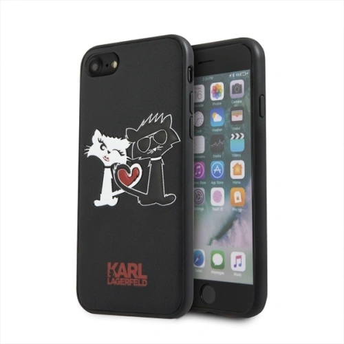 Kup Etui Karl Lagerfeld KLHCP7CL1BK Apple iPhone SE 2022/SE 2020/8/7 hardcase czarny/black Choupette in love - KLD282BLK - {ean13} - Sklep Home Screen