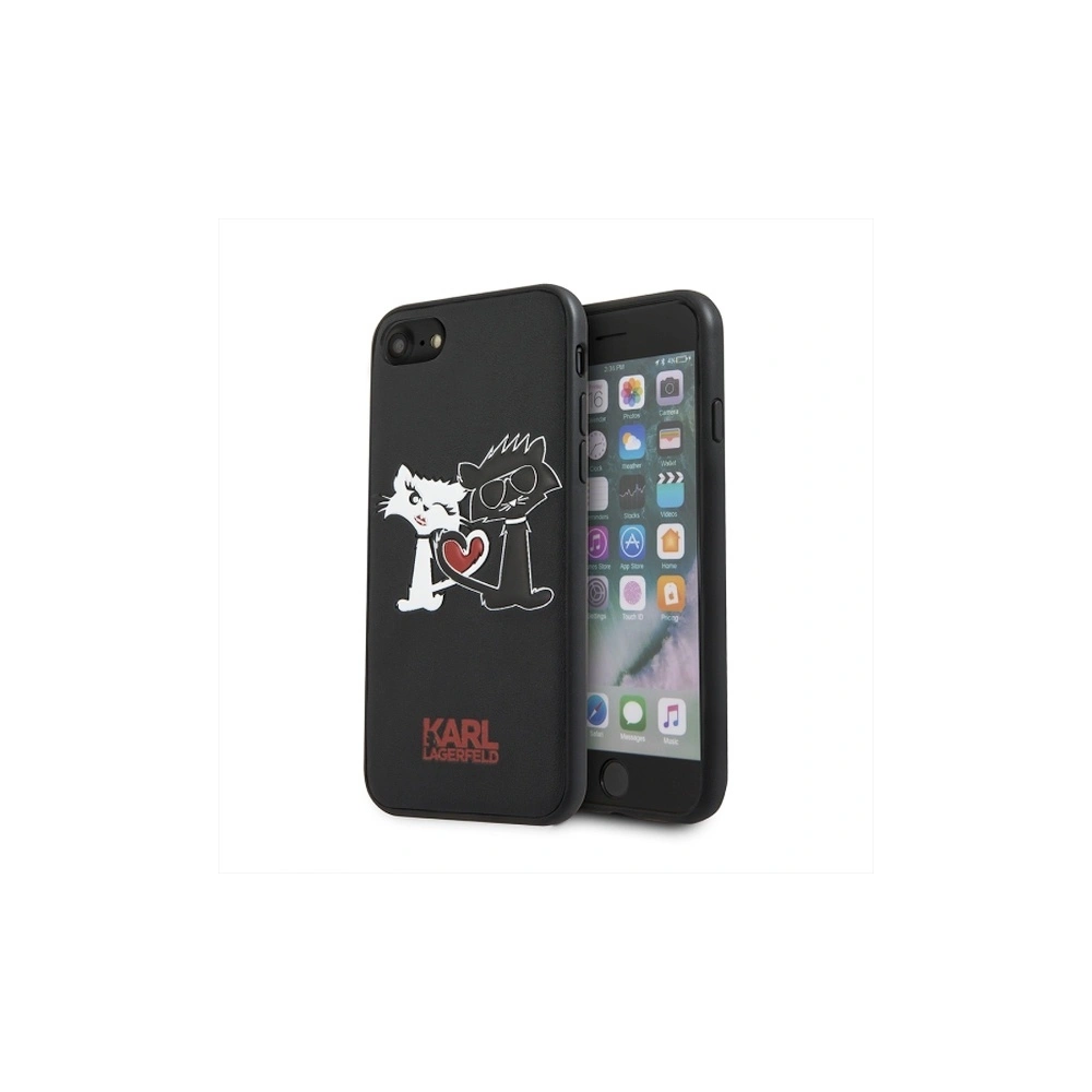Etui Karl Lagerfeld KLHCP7CL1BK Apple iPhone SE 2022/SE 2020/8/7 hardcase czarny/black Choupette in love